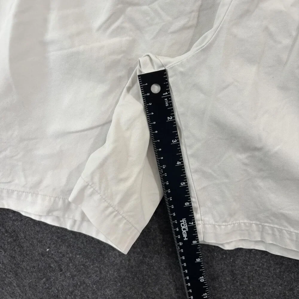 Columbia Shorts Men's 38 White Pleated 8